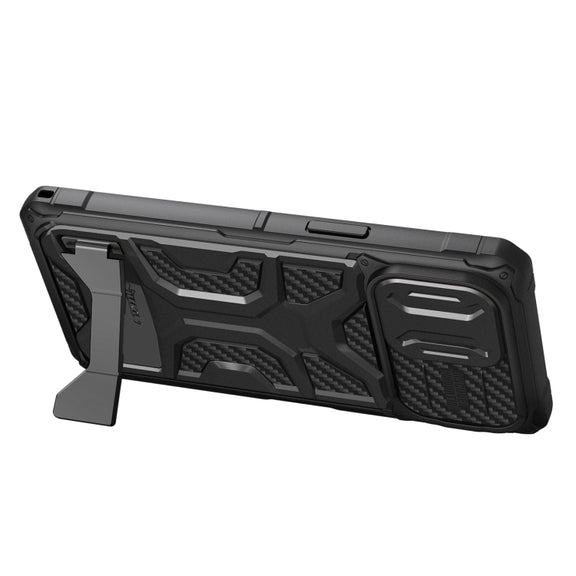 For iPhone 14 Pro Max NILLKIN Sliding Camera Cover Design TPU + PC Phone Case(Black)