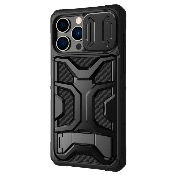 For iPhone 14 Pro Max NILLKIN Sliding Camera Cover Design TPU + PC Magnetic Phone Case(Black) - iPhone 14 Pro Max Cases by NILLKIN | Online Shopping South Africa | PMC TechLife | Buy Now Pay Later Mobicred