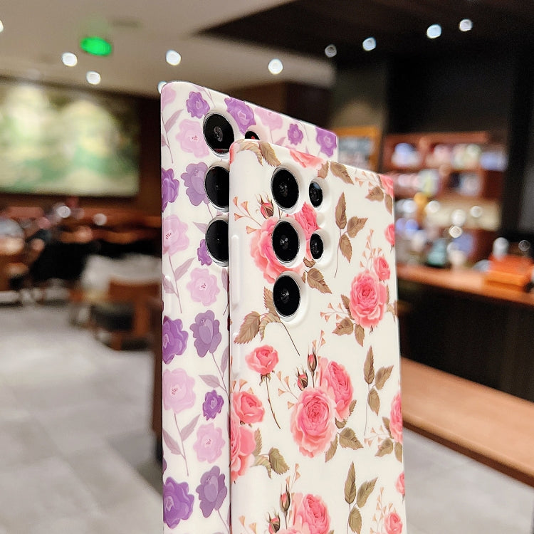 For Samsung Galaxy S22 5G Small Floral Lanyard Phone Case(White) - free shipping - PMC TechLife - Order now!