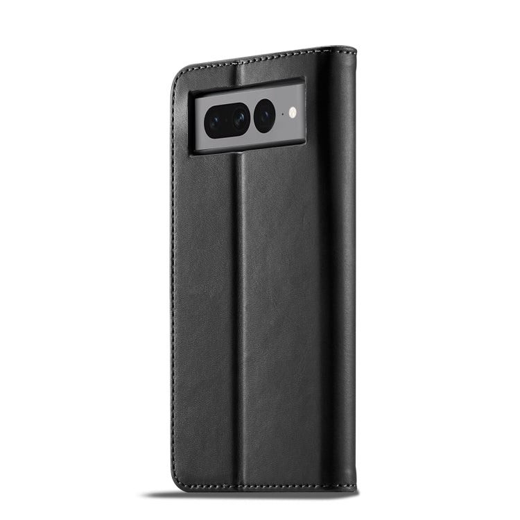 For Google Pixel 7 LC.IMEEKE Calf Texture Horizontal Flip Leather Case(Black) - free shipping - PMC Jewellery - Order now!