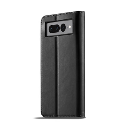 For Google Pixel 7 LC.IMEEKE Calf Texture Horizontal Flip Leather Case(Black) - free shipping - PMC Jewellery - Order now!