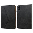 For Xiaomi Redmi Pad 10.61 2022 Solid Color Embossed Striped Leather Case(Black) - free shipping - PMC TechLife - Order now!