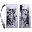 For Samsung Galaxy A14 5G 3D Painted Leather Phone Case(Smile Cat) - free shipping - PMC TechLife - Order now!