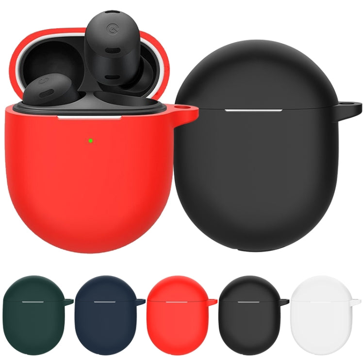 For Google Pixel Buds Pro Wireless Earphone Silicone Protective Case with Hook(Dark Green) - free shipping - PMC TechLife - Order now!