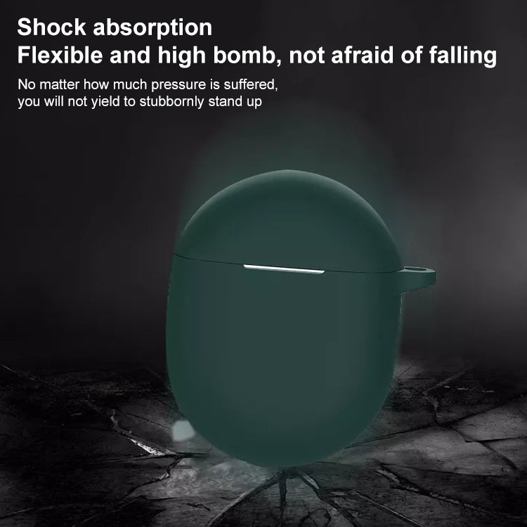 For Google Pixel Buds Pro Wireless Earphone Silicone Protective Case with Hook(Dark Blue) - Other Earphone Case by PMC TechLife | Online Shopping South Africa | PMC TechLife