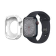 Carbon Fiber Shockproof Case For Apple Watch Series 8&7 45mm(White)