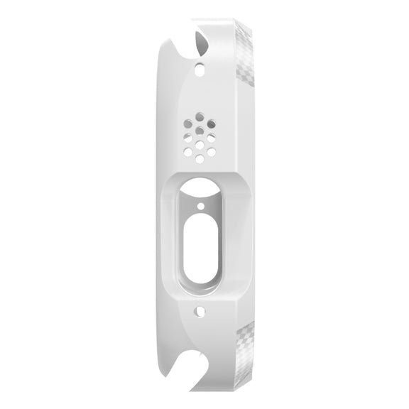 Carbon Fiber Shockproof Case For Apple Watch Series 8&7 45mm(White)