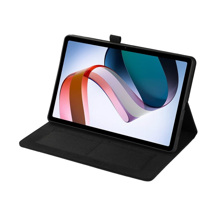 For Xiaomi Redmi Pad 10.61 Fabric Leather Tablet Case(Black)