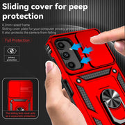 For Samsung Galaxy A14 5G Sliding Camshield Holder Phone Case(Red)