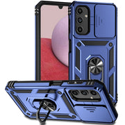 For Samsung Galaxy A14 5G Sliding Camshield Holder Phone Case(Blue)