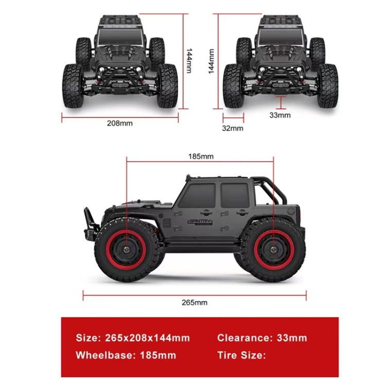 JJR/C 16103A 2.4G Wrangler Electric RC 4WD Off-road Vehicle(Black) - free shipping - PMC Jewellery - Order now!