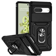 For Google Pixel 7 5G Sliding Camshield Holder Phone Case(Black)