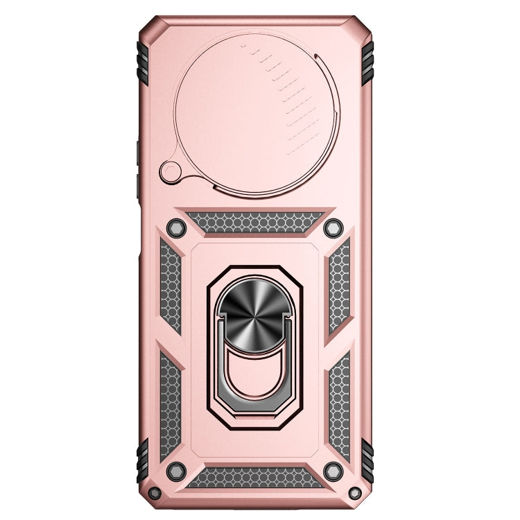 For Honor X9 Sliding Camshield Holder Phone Case(Rose Gold) - free shipping - PMC TechLife - Order now!