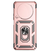 For Honor X9 Sliding Camshield Holder Phone Case(Rose Gold)