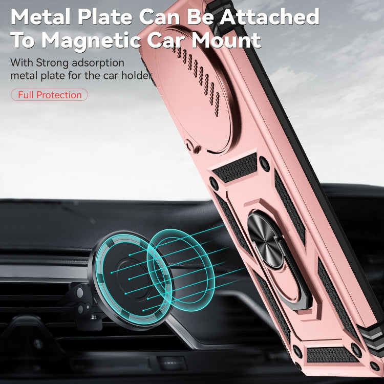 For Honor X9 Sliding Camshield Holder Phone Case(Rose Gold) - free shipping - PMC TechLife - Order now!