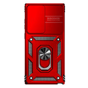 For Samsung Galaxy S23 Ultra 5G Sliding Camshield Holder Phone Case(Red)