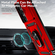For Samsung Galaxy S23 Ultra 5G Sliding Camshield Holder Phone Case(Red)