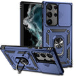 For Samsung Galaxy S23 Ultra 5G Sliding Camshield Holder Phone Case(Blue) - free shipping - PMC TechLife - Order now!