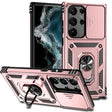 For Samsung Galaxy S23 Ultra 5G Sliding Camshield Holder Phone Case(Rose Gold) - free shipping - PMC TechLife - Order now!