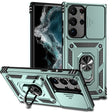 For Samsung Galaxy S23 Ultra 5G Sliding Camshield Holder Phone Case(Dark Green) - free shipping - PMC TechLife - Order now!