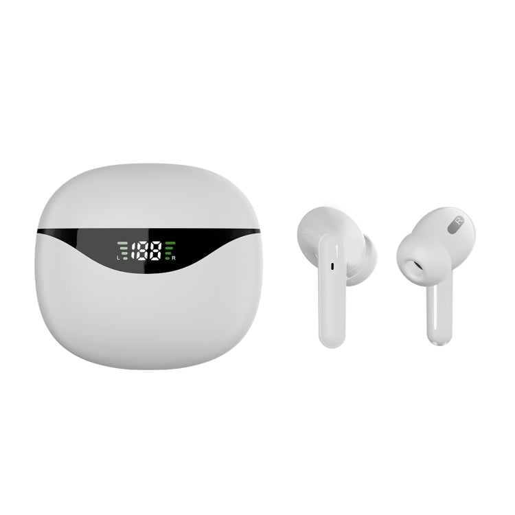 HAMTOD CS121 Stereo TWS Wireless Bluetooth Earphone(White) - TWS Earphone by HAMTOD | Online Shopping South Africa | PMC Jewellery | Buy Now Pay Later Mobicred