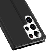 For Samsung Galaxy S23 Ultra 5G DUX DUCIS Skin Pro Series Flip Leather Phone Case(Black)