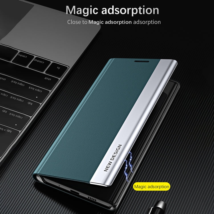 For Honor 70 Side Electroplated Magnetic Leather Phone Case(Pink) - Honor Cases by PMC TechLife | Online Shopping South Africa | PMC TechLife