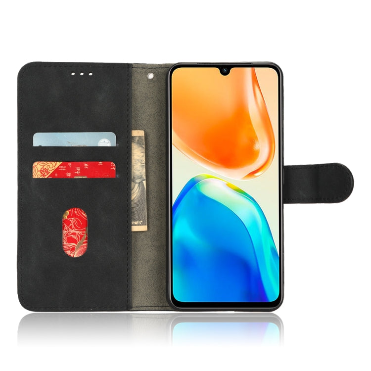For vivo V25 5G / V25e / X80 Lite Skin Feel Magnetic Flip Leather Phone Case(Black) - free shipping - PMC Jewellery - Order now!