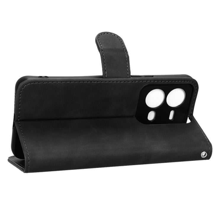 For vivo V25 5G / V25e / X80 Lite Skin Feel Magnetic Flip Leather Phone Case(Black) - free shipping - PMC Jewellery - Order now!