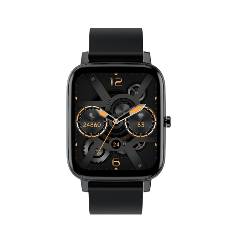 Ochstin 5H80 1.69 inch Square Screen Silicone Strap Heart Rate Blood Oxygen Monitoring Bluetooth Smart Watch(Black) - free shipping - PMC Jewellery - Order now!