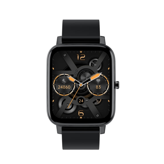Ochstin 5H80 1.69 inch Square Screen Silicone Strap Heart Rate Blood Oxygen Monitoring Bluetooth Smart Watch(Black)