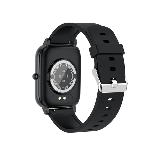 Ochstin 5H80 1.69 inch Square Screen Silicone Strap Heart Rate Blood Oxygen Monitoring Bluetooth Smart Watch(Black)