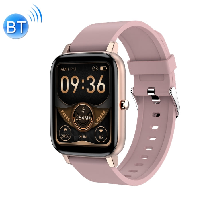 Ochstin 5H80 1.69 inch Square Screen Silicone Strap Heart Rate Blood Oxygen Monitoring Bluetooth Smart Watch(Pink) - free shipping - PMC Jewellery - Order now!