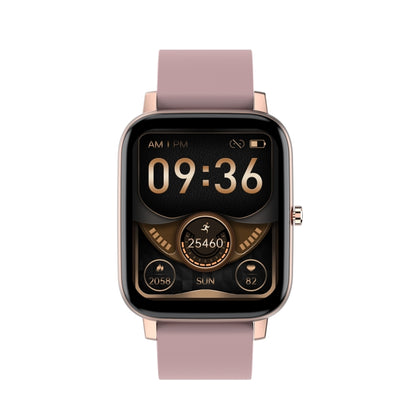 Ochstin 5H80 1.69 inch Square Screen Silicone Strap Heart Rate Blood Oxygen Monitoring Bluetooth Smart Watch(Pink) - free shipping - PMC Jewellery - Order now!
