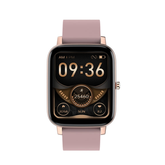 Ochstin 5H80 1.69 inch Square Screen Silicone Strap Heart Rate Blood Oxygen Monitoring Bluetooth Smart Watch(Pink)