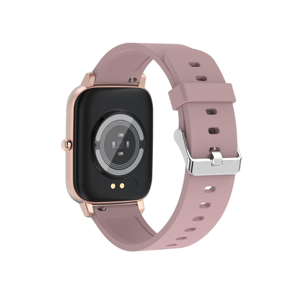 Ochstin 5H80 1.69 inch Square Screen Silicone Strap Heart Rate Blood Oxygen Monitoring Bluetooth Smart Watch(Pink)