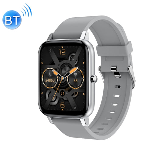 Ochstin 5H80 1.69 inch Square Screen Silicone Strap Heart Rate Blood Oxygen Monitoring Bluetooth Smart Watch(Grey) - free shipping - PMC Jewellery - Order now!