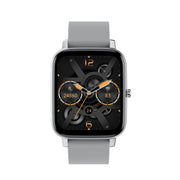 Ochstin 5H80 1.69 inch Square Screen Silicone Strap Heart Rate Blood Oxygen Monitoring Bluetooth Smart Watch(Grey)
