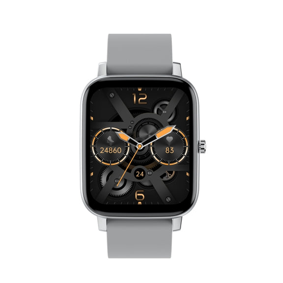 Ochstin 5H80 1.69 inch Square Screen Silicone Strap Heart Rate Blood Oxygen Monitoring Bluetooth Smart Watch(Grey)