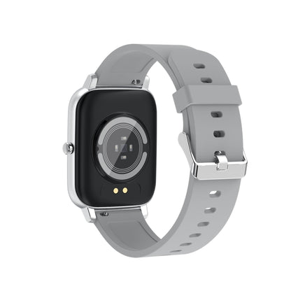 Ochstin 5H80 1.69 inch Square Screen Silicone Strap Heart Rate Blood Oxygen Monitoring Bluetooth Smart Watch(Grey) - free shipping - PMC Jewellery - Order now!