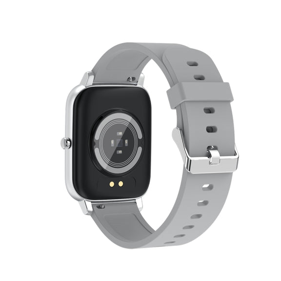 Ochstin 5H80 1.69 inch Square Screen Silicone Strap Heart Rate Blood Oxygen Monitoring Bluetooth Smart Watch(Grey)