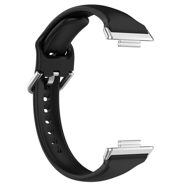 For Huawei Watch Fit 2 Small Waist Silicone Watch Band, Size:S(Black) - Watch Bands by PMC Jewellery | Online Shopping South Africa | PMC Jewellery | Buy Now Pay Later Mobicred
