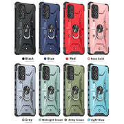 For Samsung Galaxy A73 5G Ring Holder Phone Case(Black)
