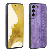 For Samsung Galaxy S22 5G AZNS 3D Embossed Skin Feel Phone Case(Purple)