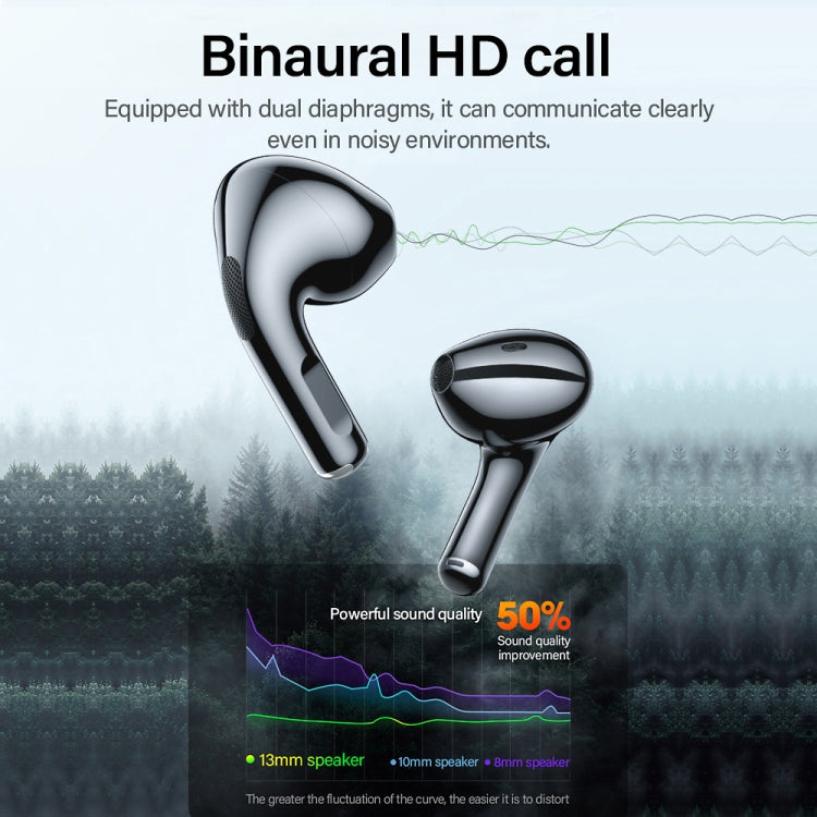 Lenovo LP40 TWS Wireless Bluetooth 5.1 Noise Reduction Earphone(Black) - TWS Earphone by Lenovo | Online Shopping South Africa | PMC TechLife | Buy Now Pay Later Mobicred