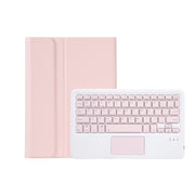 For Lenovo Xiaoxin Pad 2022 10.6 inch/Tab M10 Plus 10.6 3rd Gen 2022 AM20-A Lambskin Texture Bluetooth Touch Keyboard Leather Tablet Case (Pink)