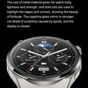 Ochstin 5HK46P 1.36 inch Round Screen Steel Strap Smart Watch with Bluetooth Call Function(Silver)
