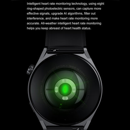 Ochstin 5HK46P 1.36 inch Round Screen Steel Strap Smart Watch with Bluetooth Call Function(Black) - free shipping - PMC Jewellery - Order now!
