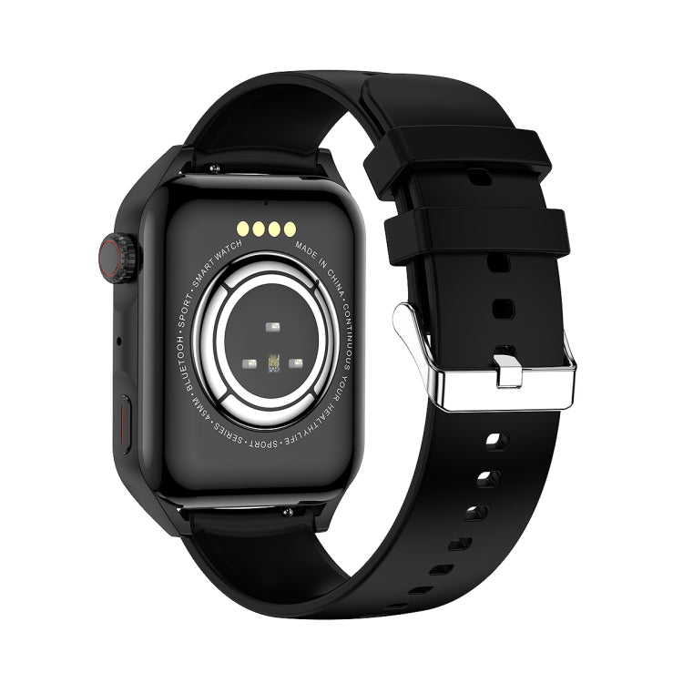 Ochstin 5HK28 1.78 inch Square Screen Silicone Strap Smart Watch Supports Bluetooth Call Function/Blood Oxygen Monitoring(Black) - free shipping - PMC Jewellery - Order now!