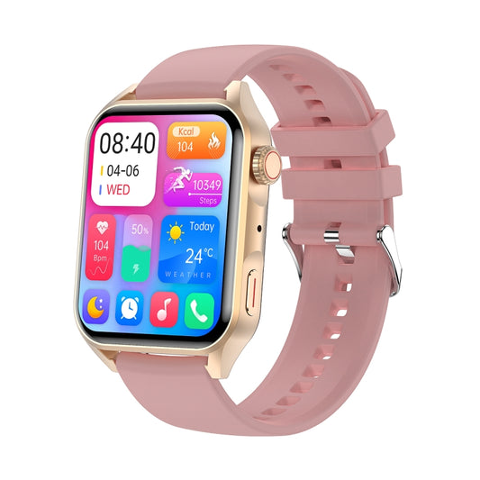 Ochstin 5HK28 1.78 inch Square Screen Silicone Strap Smart Watch Supports Bluetooth Call Function/Blood Oxygen Monitoring(Pink) - free shipping - PMC Jewellery - Order now!